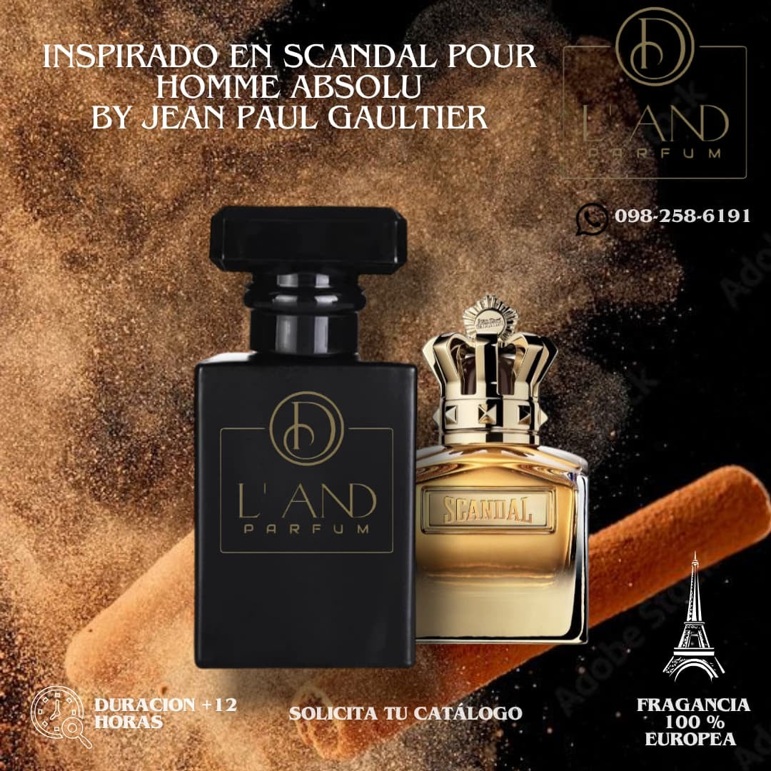 INSPIRADO EN SCANDAL POUR HOME ABSOLU BU JEAN PAUL GAULTIER