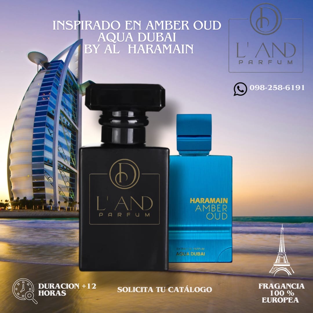 INSPIRADO EN AMBER OUD AQUA DUBAI BY AL HARAMAIN