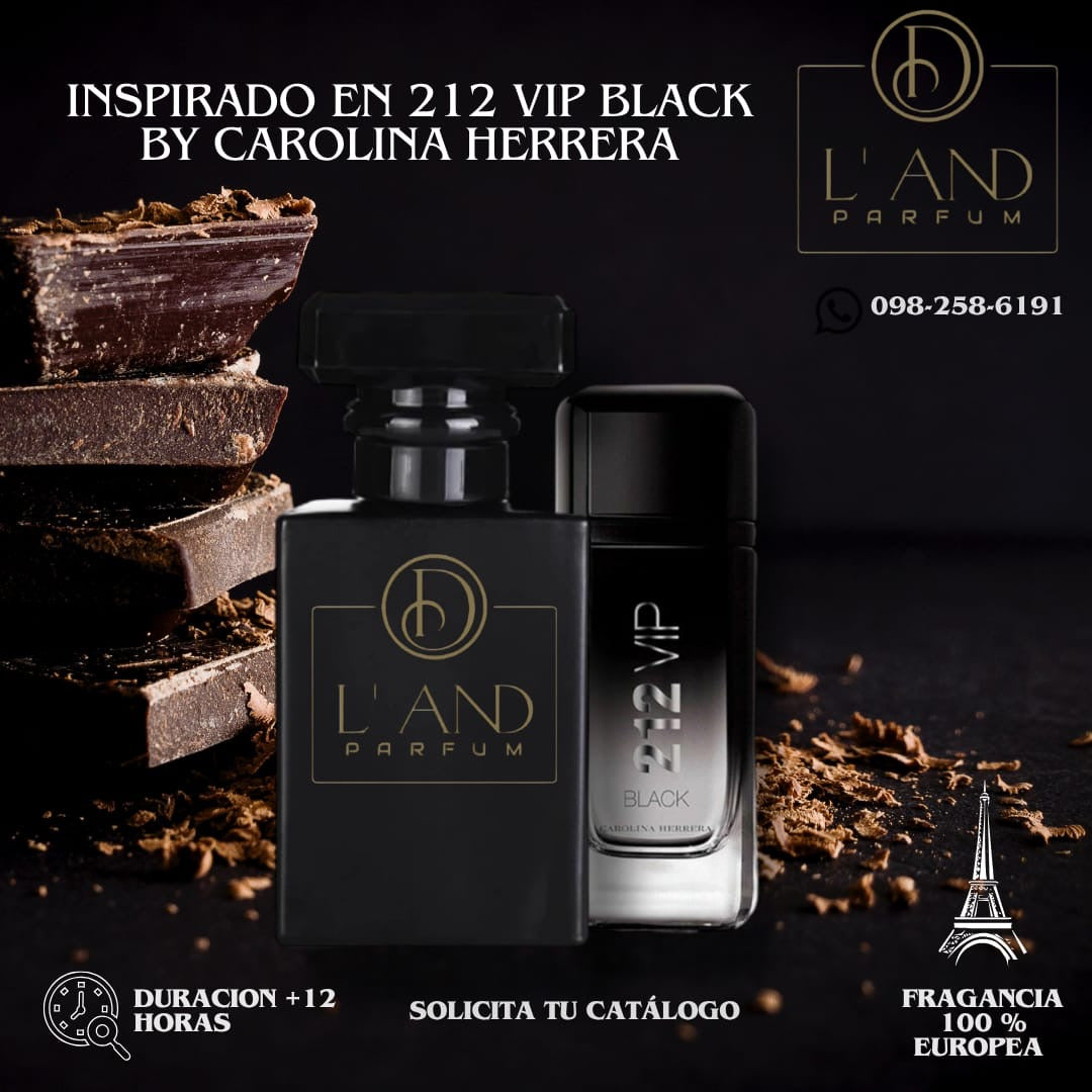 INSPIRADO EN 212 VIP BLACK BY CAROLINA HERRERA