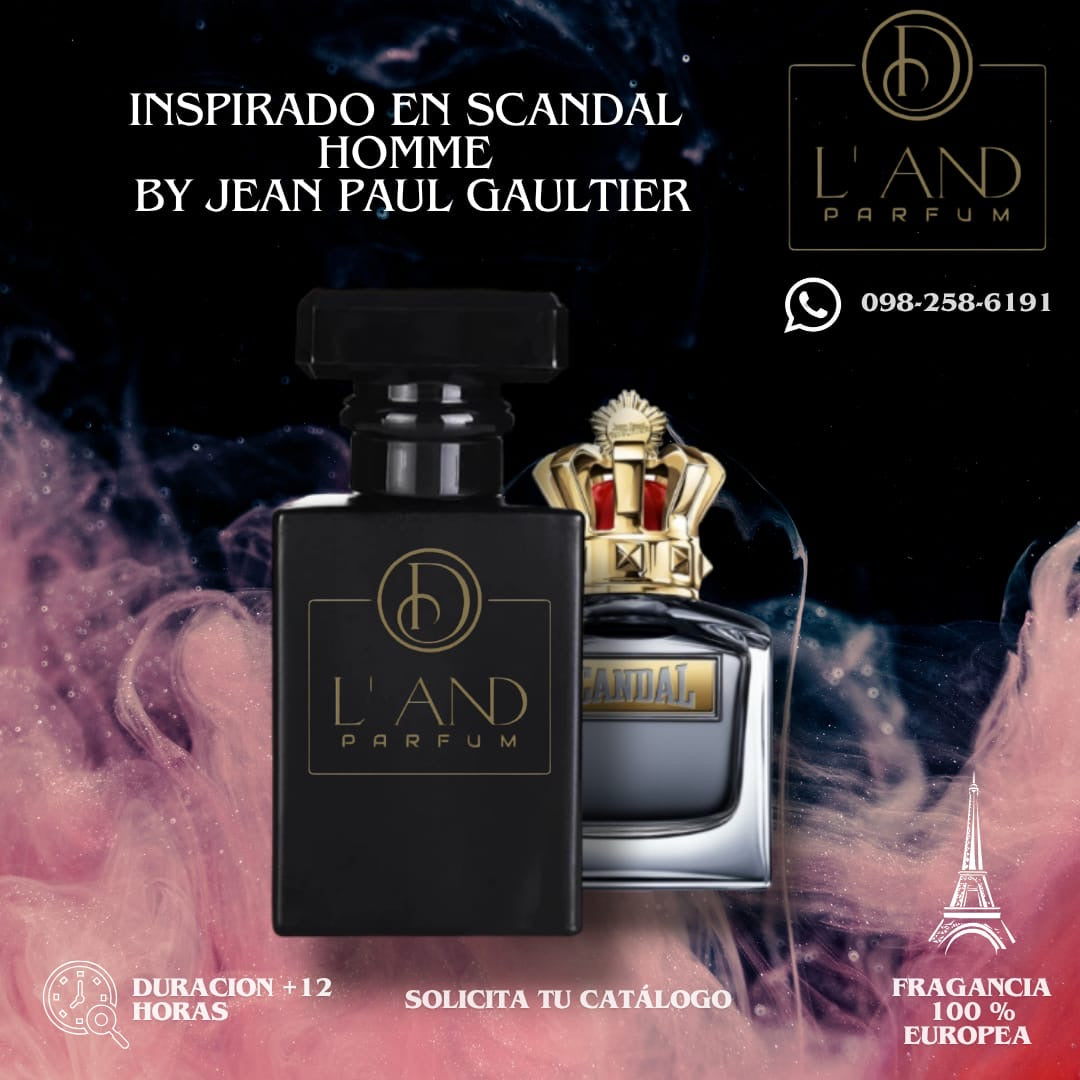 INSPIRADO EN SCANDAL HOMME BY JEAN PAUL GAULTIER