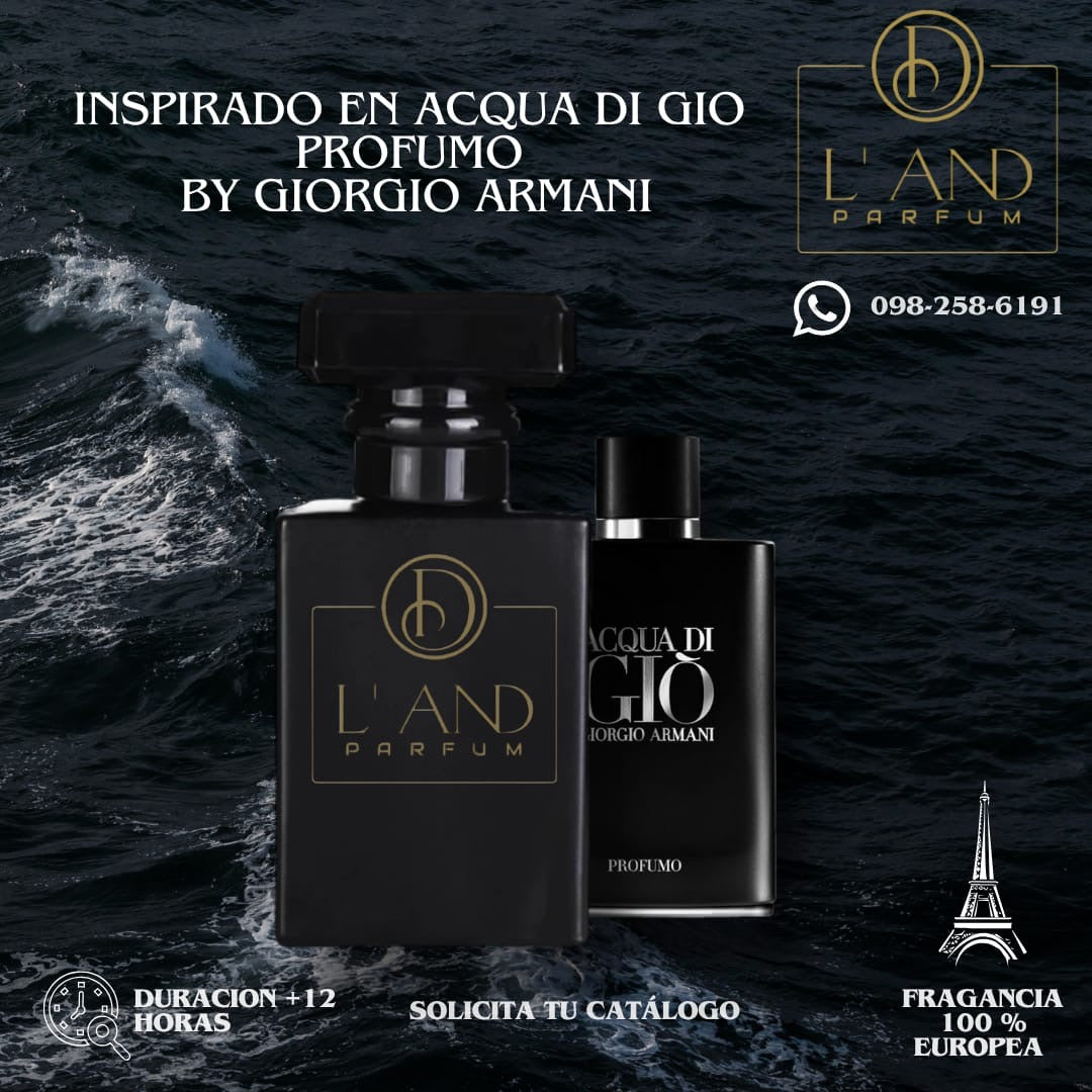 INSPIRADO EN ACQUA DIO GIO PROFUMO BY GIOGIO ARMANI