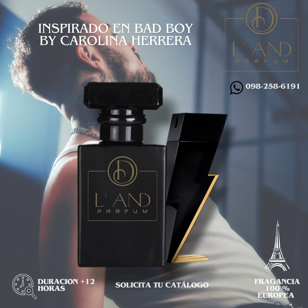 INSPIRADO EN BAD BOY BY CAROLINA HERRERA