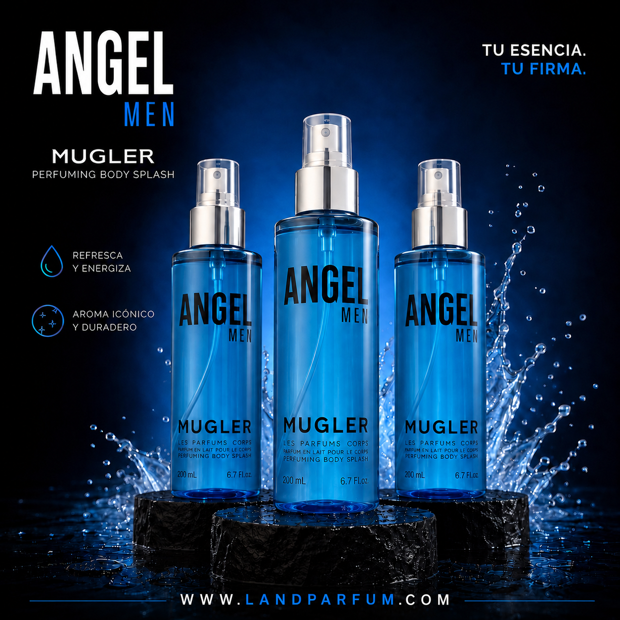 ÁNGEL MEN SPLASH 200ML