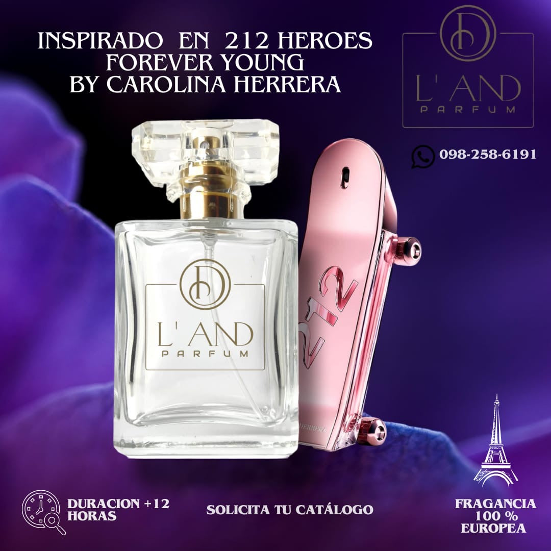 INSPIRADO EN 212 HÉROES FOREVER YOUNG BY CAROLINA HERRERA