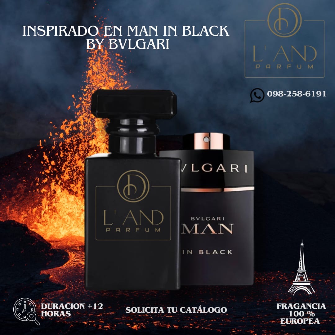 INSPIRADO EN MAN IN BLACK BY BVLGARI