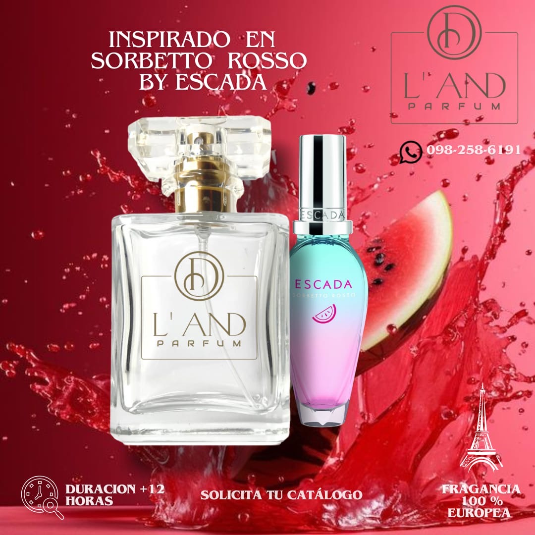 INSPIRADO EN SORBETTO ROSSO BY ESCADA