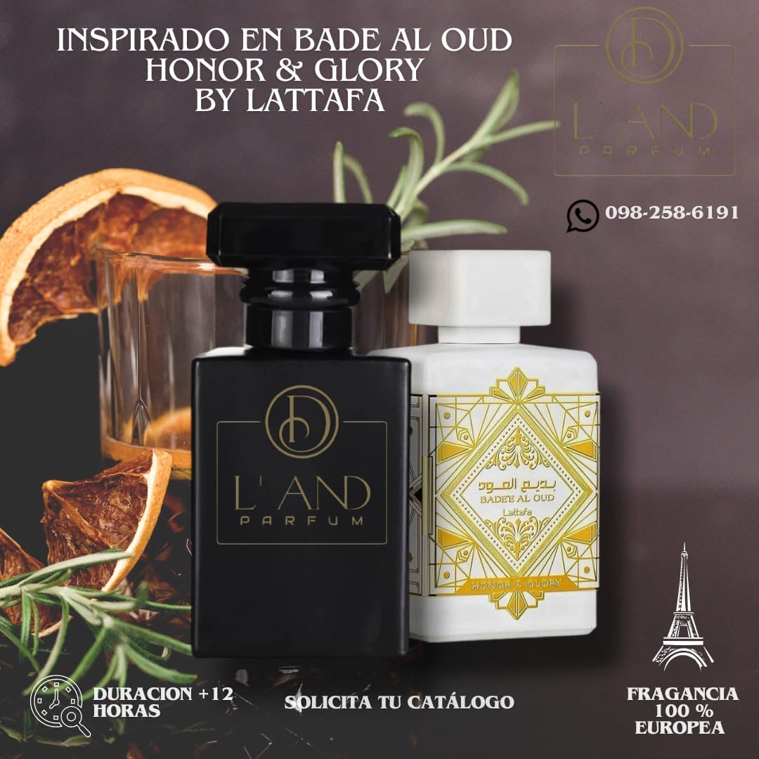 INSPIRADO EN BADE AL OUD HONOR & GLORY BY LATTAFA