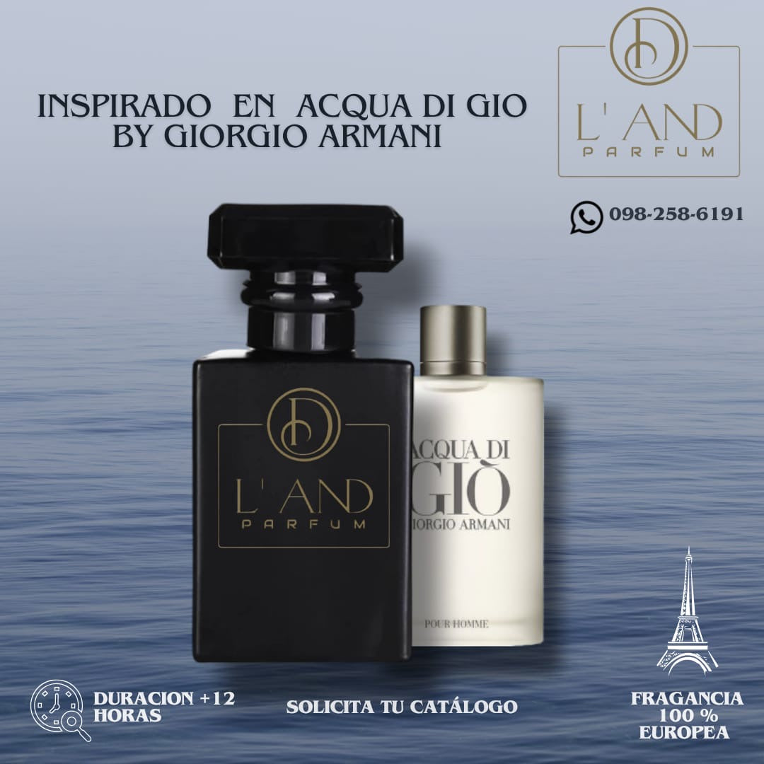 INSPIRADO EN ACQUA DI GIO BY GIORGIO ARMANI